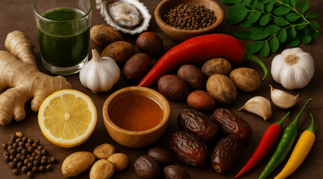 Sexualité : 10 aliments africains qui sont de bons aphrodisiaques naturels pour l’homme