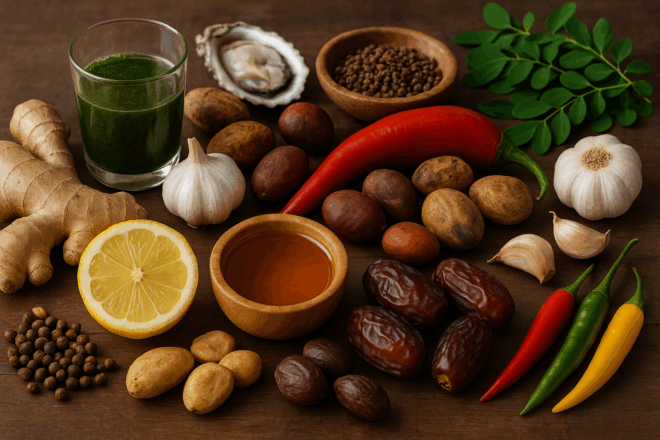 Sexualité : 10 aliments africains qui sont de bons aphrodisiaques naturels pour l’homme